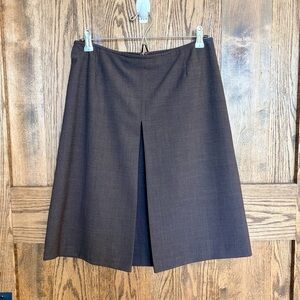 🤎1940s inspired🤎Brown A-Line Skirt with front pleat